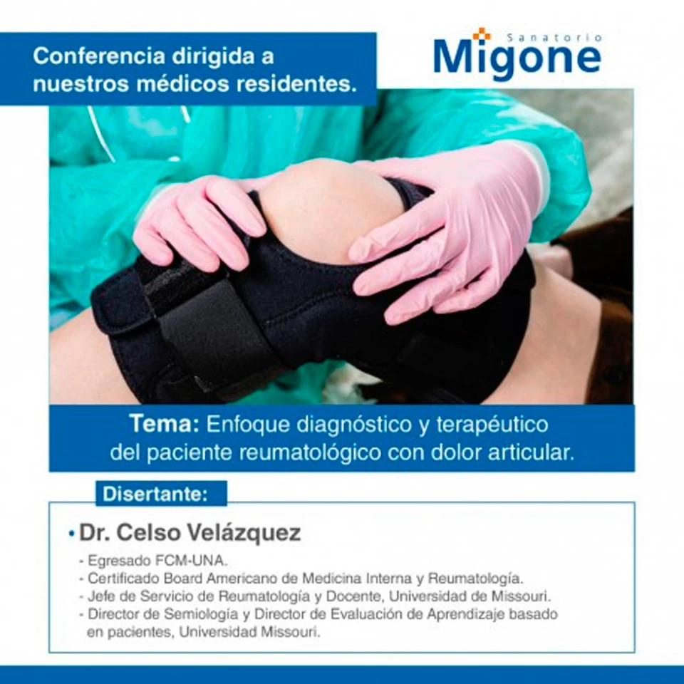 Enfoque diagnóstico y terapéutico del paciente reumatológico con dolor articular.